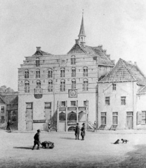 Het oude stadhuis.