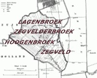 De kaart van Zegveld.